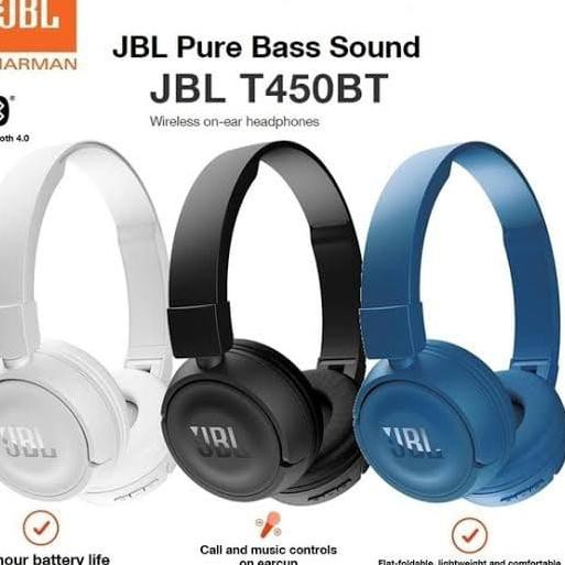 Tai Nghe Bluetooth Không Dây Vbnnn Jbl T450Bt Đen