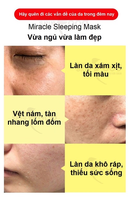 [Chính Hãng] Mặt Nạ Ngủ Dưỡng Trắng Da Some By Mi Yuja Niacin Sleeping Mask