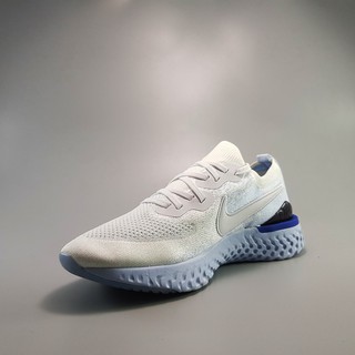 [video+ảnh thực] Giày Sneaker Epic React Flyknit 2 White Grey