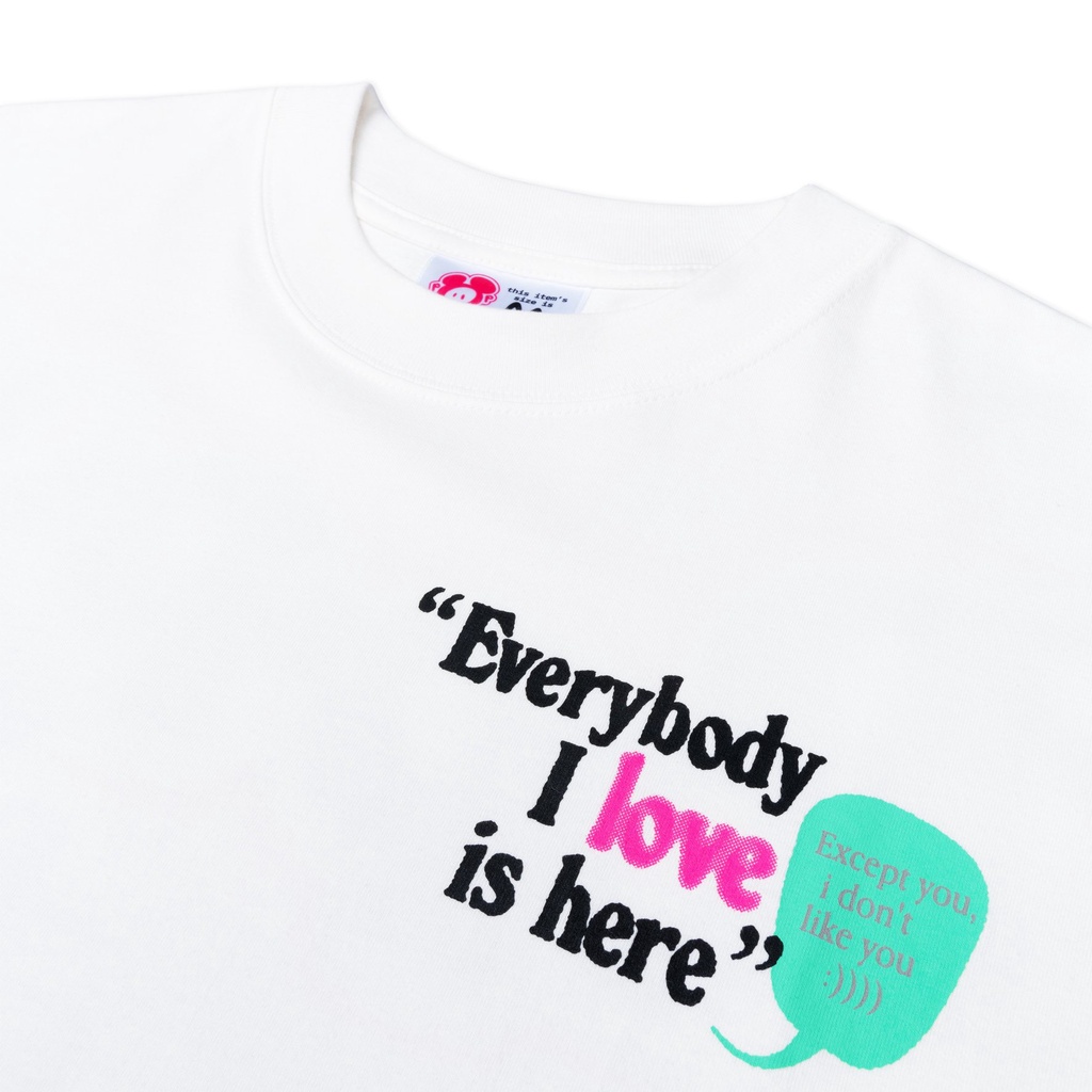 Áo Thun POPPOP WORLD TEE WHITE