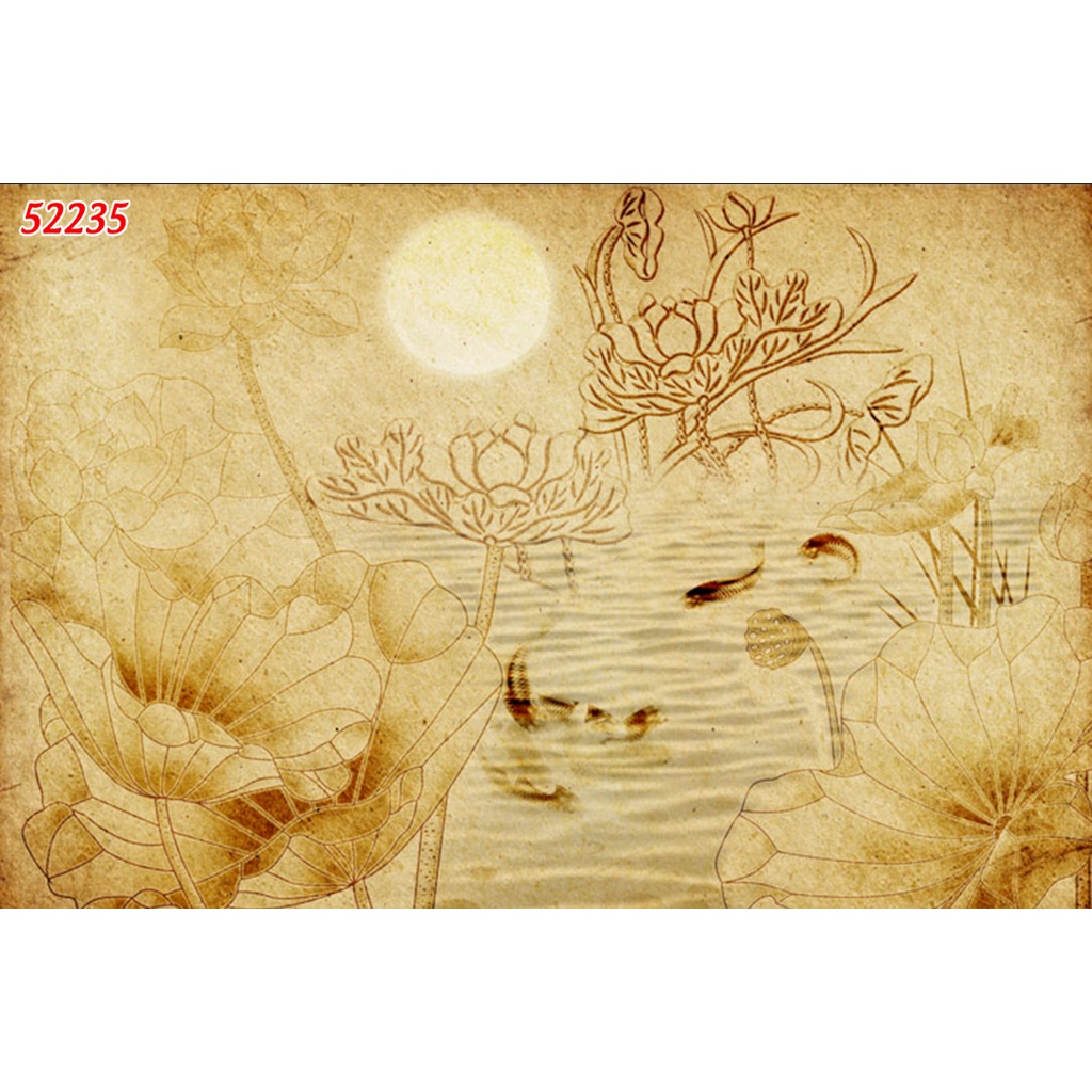 Tranh Trúc Chỉ Dán Phòng Thờ, Bàn Thờ 3D tặng kèm phụ kiện