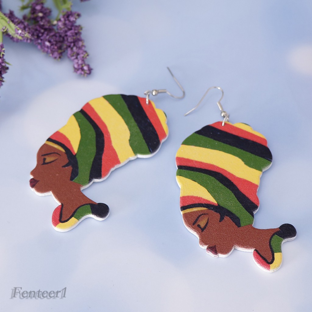 Bông Tai Kiểu Móc Hình Người Châu Phi 1