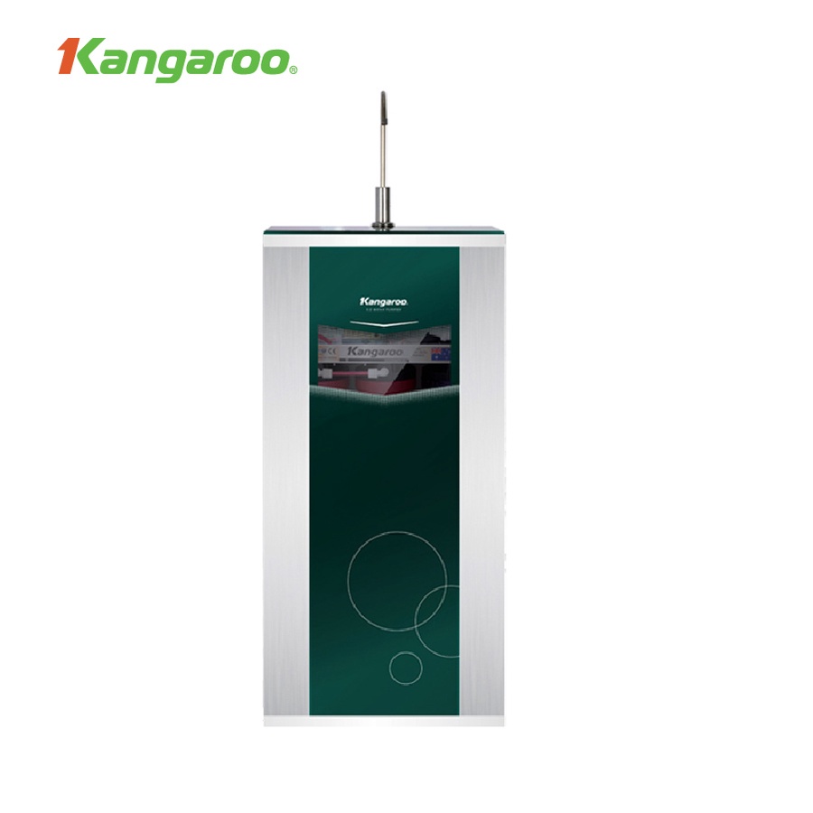 Thiết bị lọc nước Kangaroo RO 9 lõi Model KG109A vỏ tủ VTU màu xanh (kèm carton)