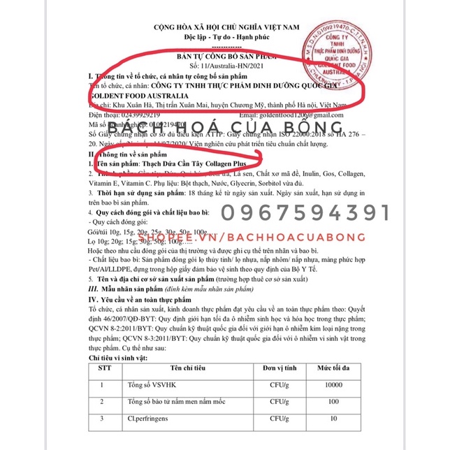 Combo 10 hộp thạch dứa giảm cân chính hãng date mới