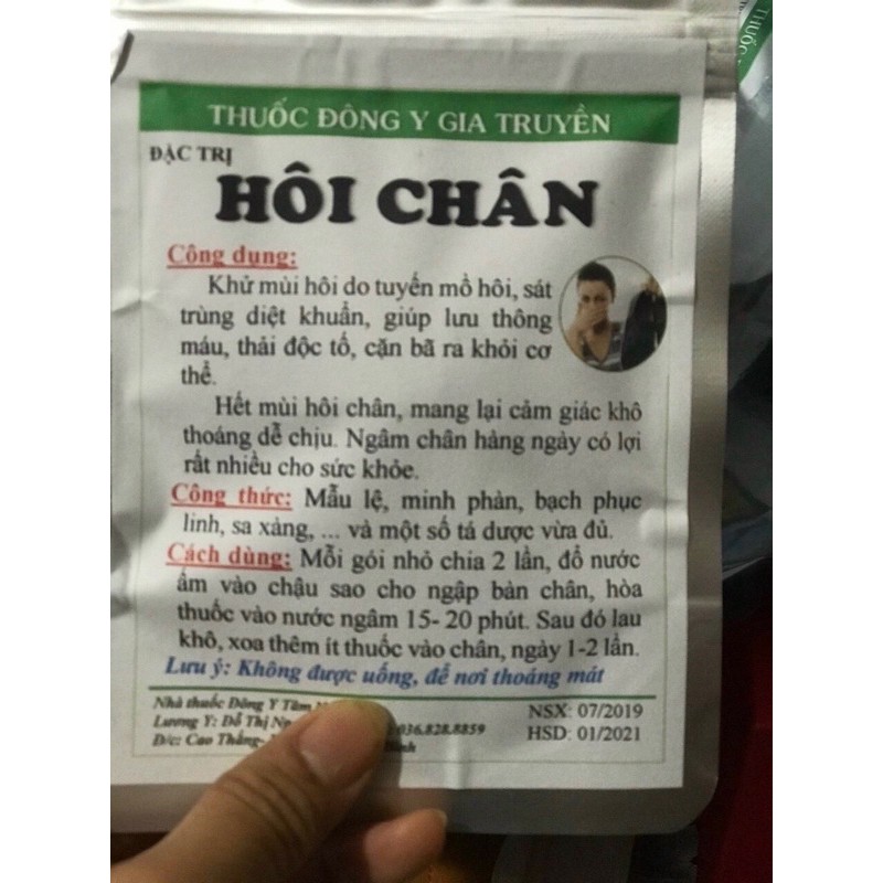 Nam dược khử hôi thối chân