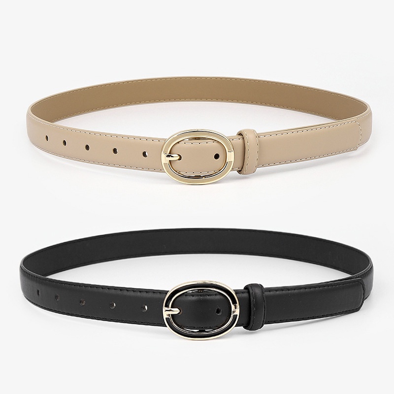 Thắt Lưng Khóa Cài Sơn Màu Thời Trang Nhật Bản Mới Cho Nữ