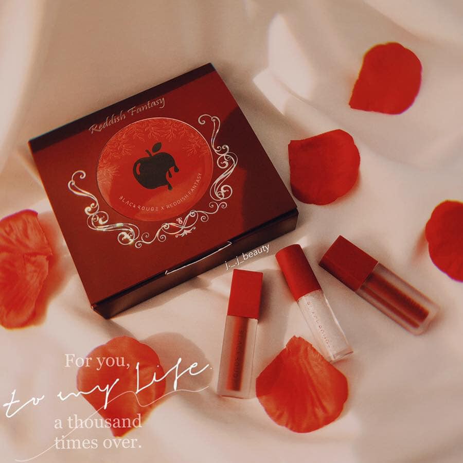 Set son và nhũ mắt BLACK ROUGE REDDISH FANTASY EDITION