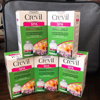Combo 5 Lọ Muối Khoáng Tắm Biển Chết SPA CREVIL Đức