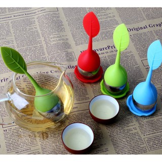 Dụng cụ lọc trà silicon inox cao cấp