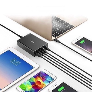 Sạc Anker PowerPort + 5 USB-C A2053 - 5 cổng, 60W