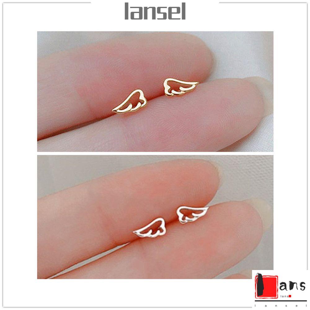 Bông Tai Hình Cánh Thiên Thần Mini Nhiều Màu Sắc Thời Trang Hàn Quốc Cho Nữ