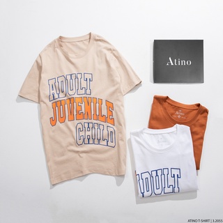 Áo Phông Cộc Tay Cổ Tròn JUVENILE ATINO chất liệu Cotton thoáng mát bền form Regular AP3.2055