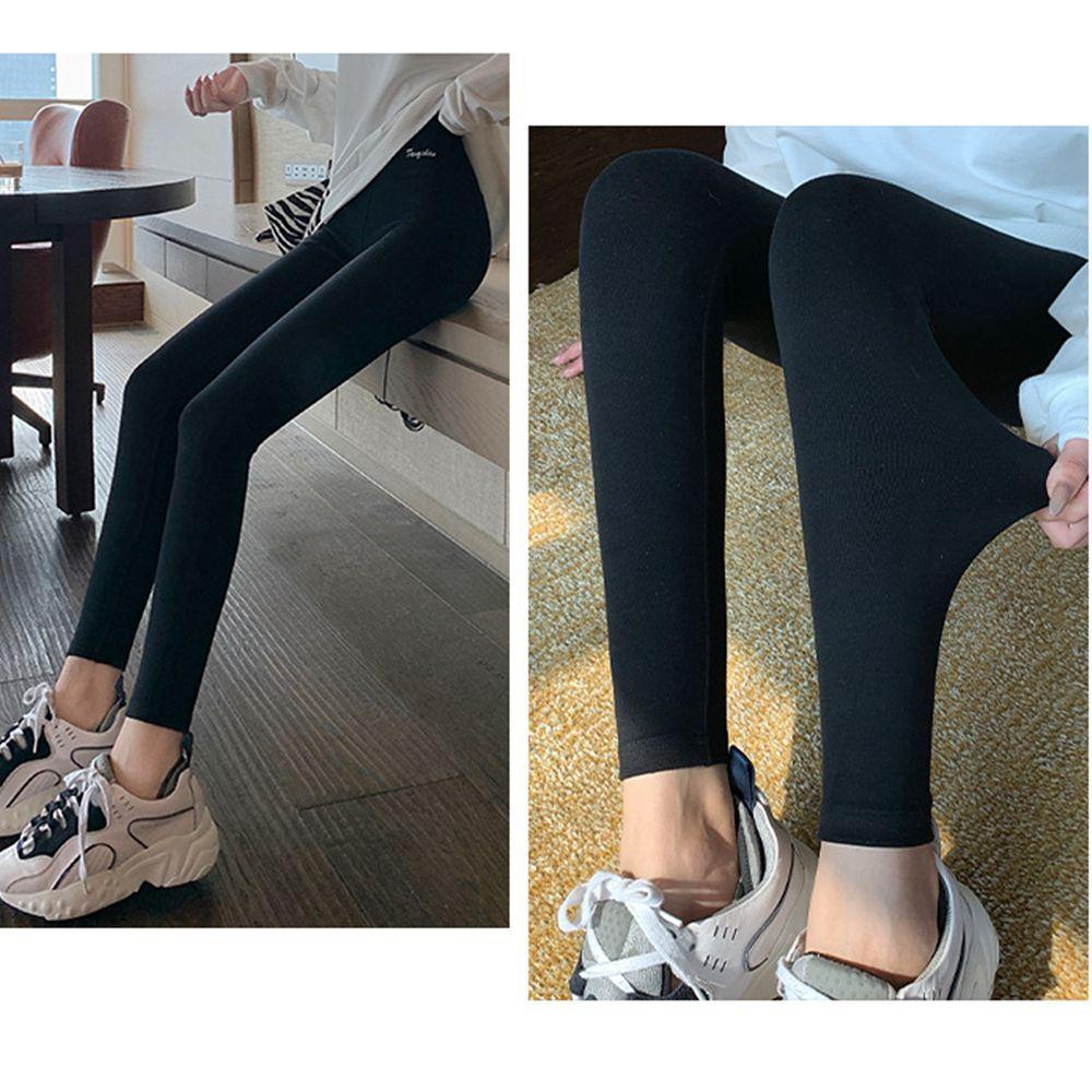 Quần Legging Lông Cừu Lưng Cao Thời Trang Cho Nữ