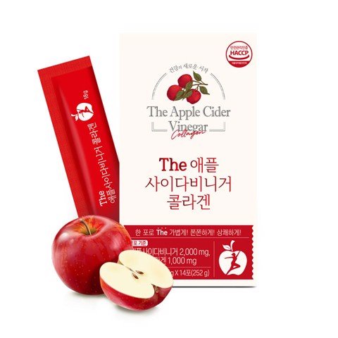 Thạch Giấm Táo Hữu Cơ Bổ Sung Collagen DoctorRootem The Apple Cider Vinegar Collagen (Hộp 14 gói) GomiMall