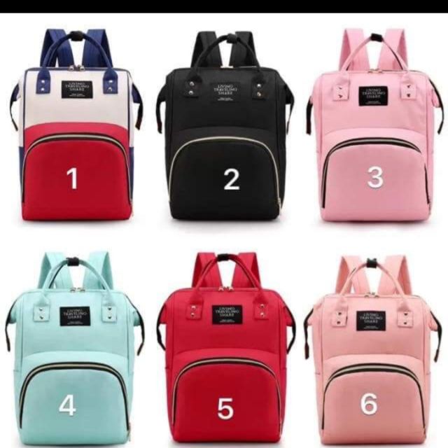 Balo bỉm sữa 6 mày qc