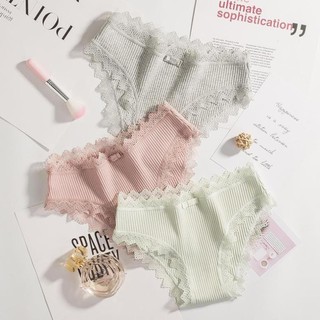 Quần lót nữ 🦋freeship🦋 cotton cạp ren nâng mông xuất nhật
