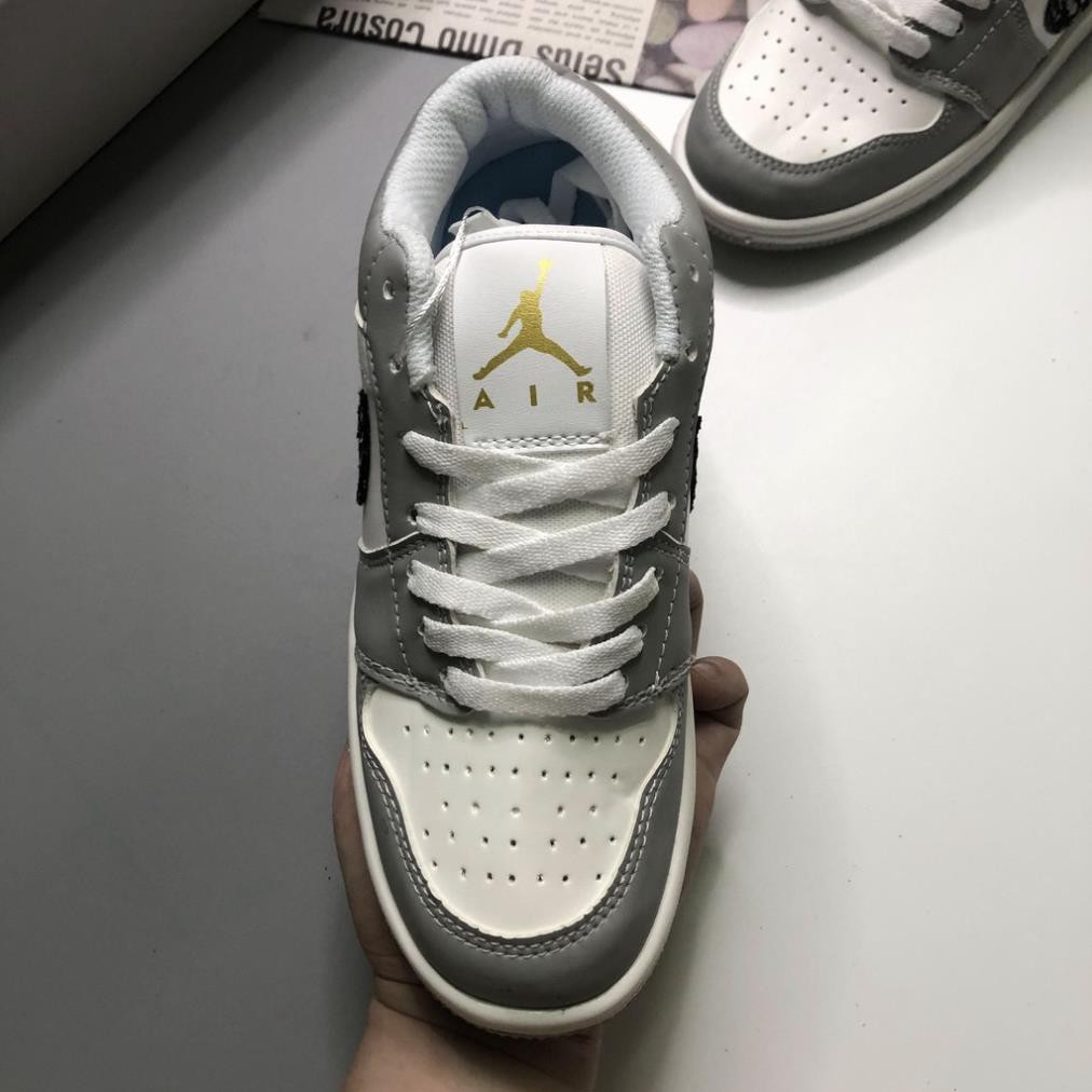 [SALE SỐC] Giày Sneaker JDA1 Cổ Thấp Xám Móc DIO Siêu Hot, Đi Học Đi Chơi Siêu Đẹp | JDXM001 | BigBuy360 - bigbuy360.vn