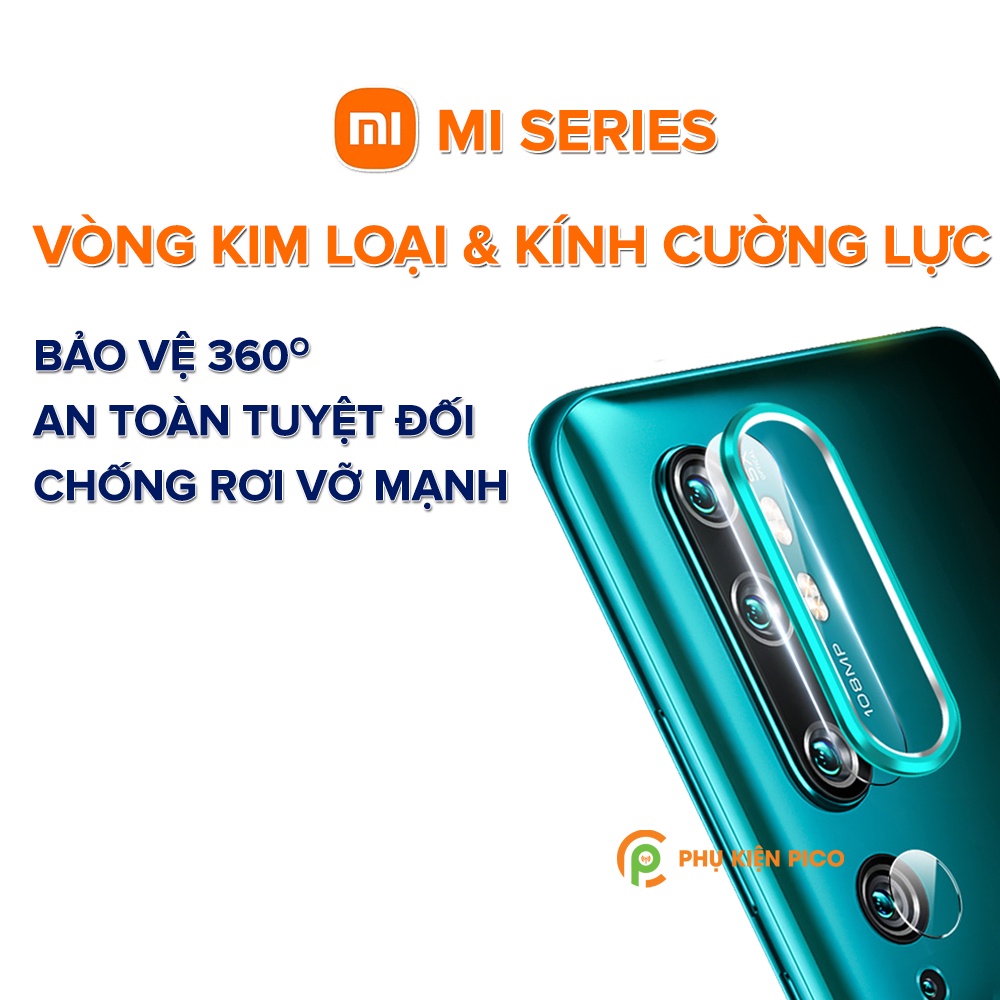 Cường lực camera Xiaomi Mi 11/Mi 10/Mi 9 trong suốt độ cứng 9H chống trầy xước - Dán camera Xiaomi Mi 9/Mi 10/Mi 11