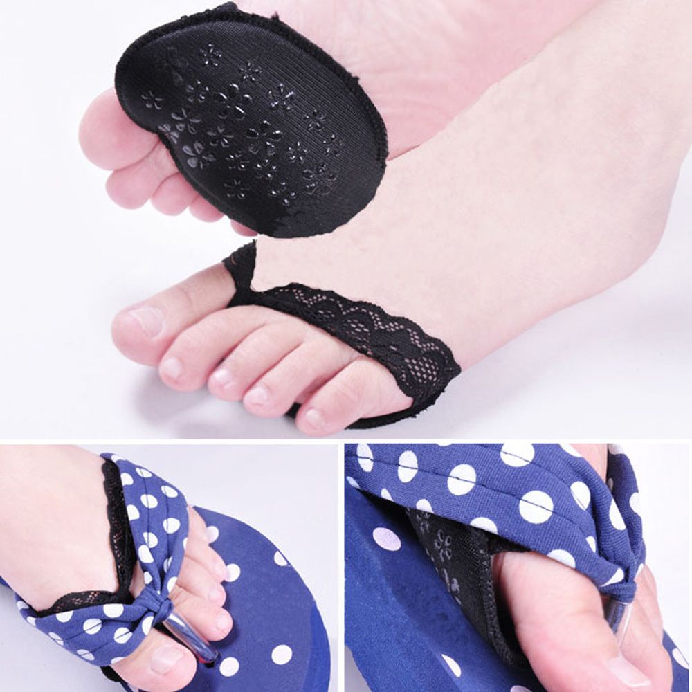 (Hàng Mới Về) 1 Cặp Đệm Lót Giày Cao Gót Chống Trượt Thoáng Khí Thấm Hút Mồ Hôi Giảm Đau Chân Mihan1