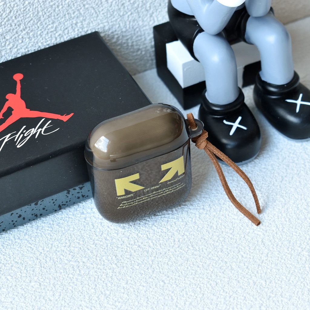 Vỏ Bảo Vệ Hộp Sạc Tai Nghe compatible AirPods 2/ Pro/ compatible AirPods 2/ Pro Off2021 3Gen Thời Trang