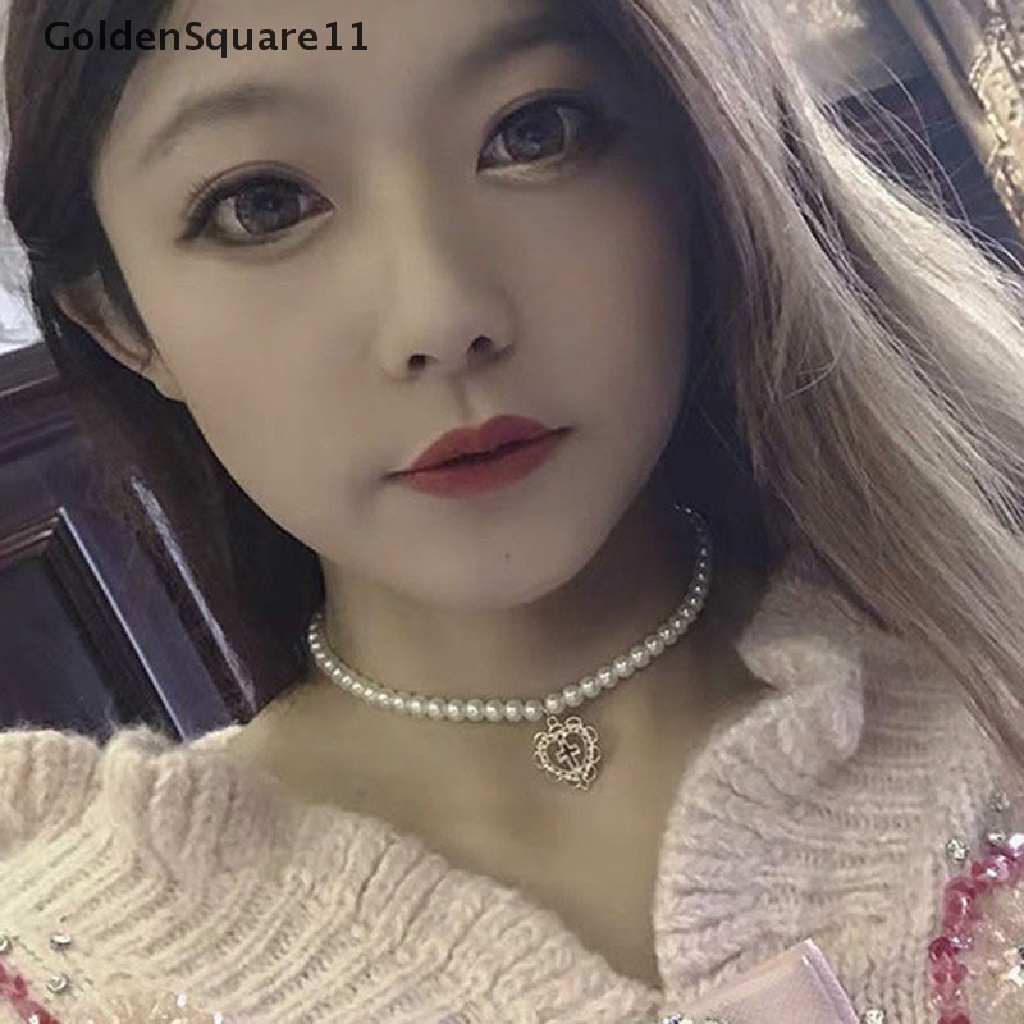 [Goldsquare11] Vòng Cổ Choker Mặt Hình Trái Tim Phong Cách Gothic Cho Nữ