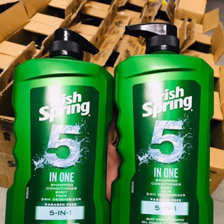 Sữa tắm gội 5 in 1 Irish Spring của mỹ chai 946 ml