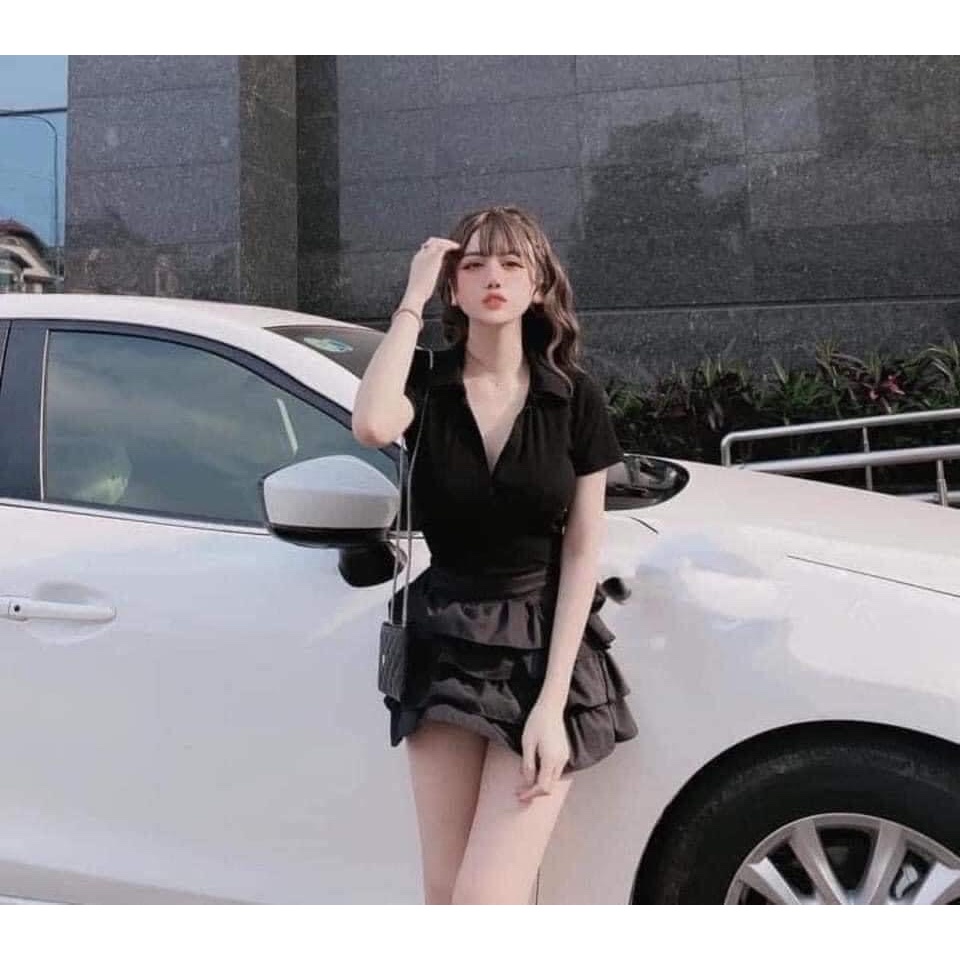 ÁO POLO CỔ KHOÉT V 5 MÀU
