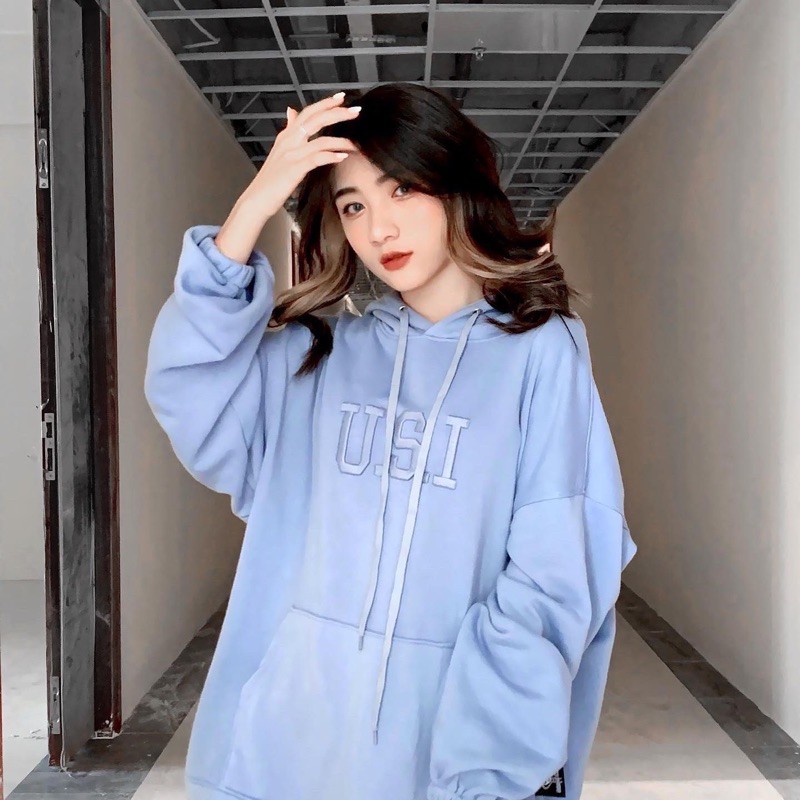  [Áo hoodie Insane®] U.S.I Hoodie Ver 2.0 - Baby Blue | WebRaoVat - webraovat.net.vn