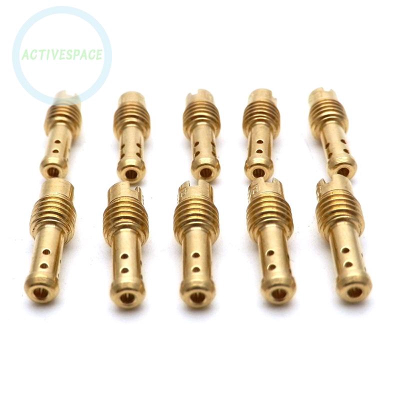 Set 10 giclơ thay thế dùng sửa chữa bộ chế hòa khí xe máy