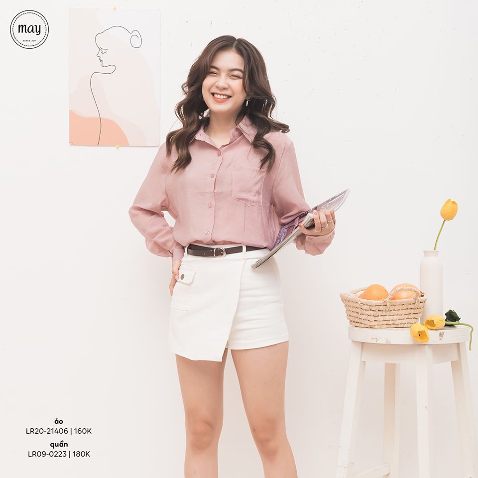 Áo sơ mi oversize trơn #303