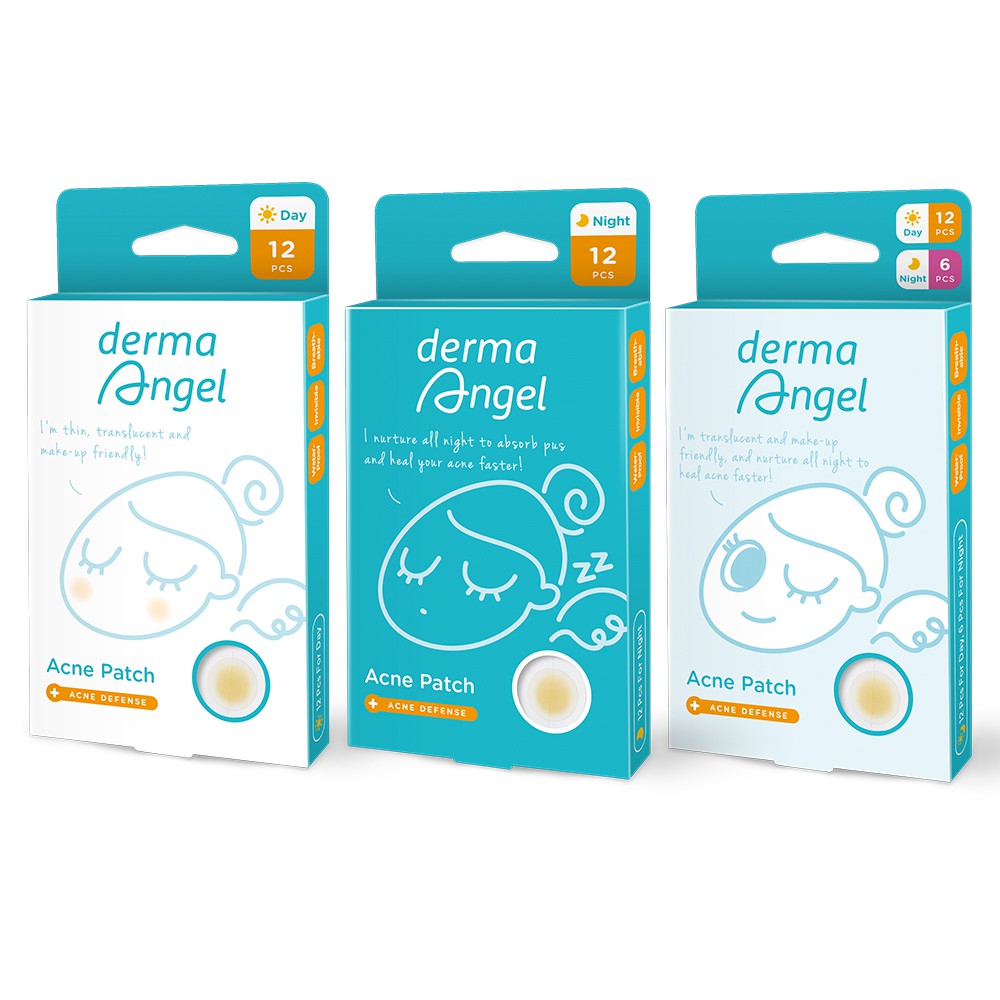 Miếng dán trị mụn che khuyết điểm dermaAngel Đài Loan