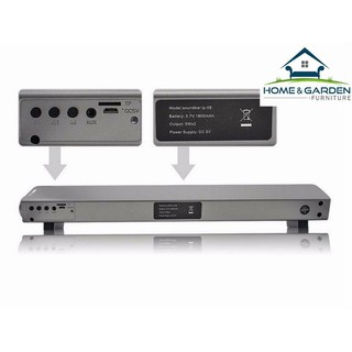 EuroQuality Loa siêu trầm thanh ngang cao cấp Sound bar Brilliant IP-08 (Màu đen) Siêu hot !!!