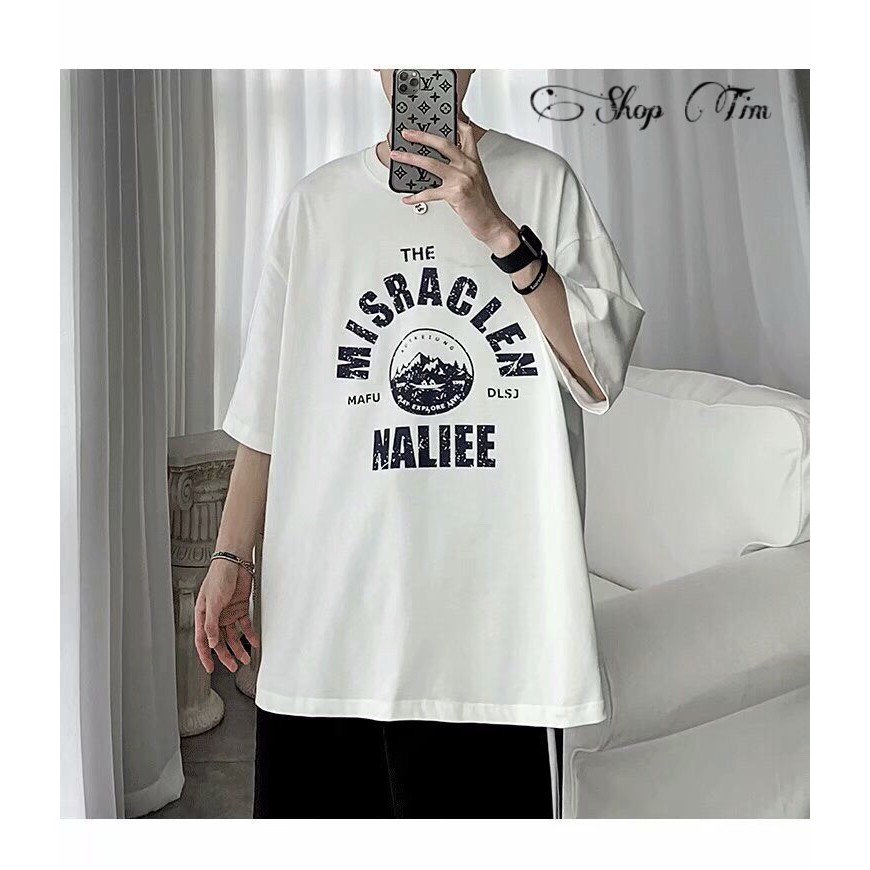Áo thun nam nữ Unisex tay lỡ, áo phông tay lỡ Unisex form rộng | BigBuy360 - bigbuy360.vn