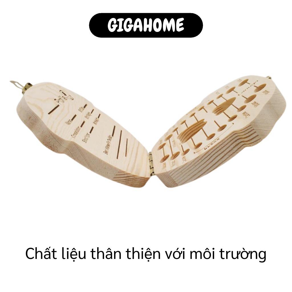 Hộp Đựng Răng Sữa GIGAHOME Khay Lưu Trữ, Cất, Bảo Quản Răng Cho Bé, Giữ Kỉ Niệm Đáng Nhớ 4114