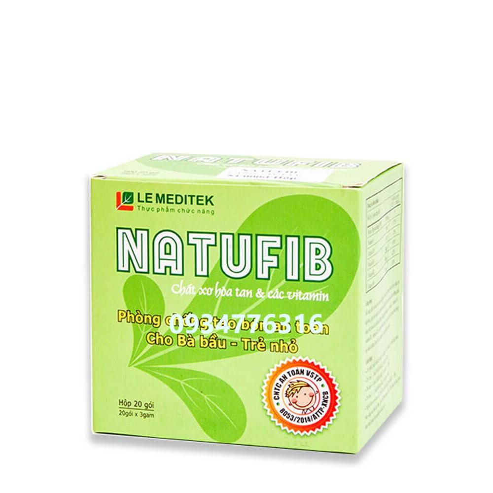 ✅ Natufib chất xơ hoà tan giải quyết táo bón an toàn cho trẻ sơ sinh, trẻ nhỏ, phụ nữ có thai