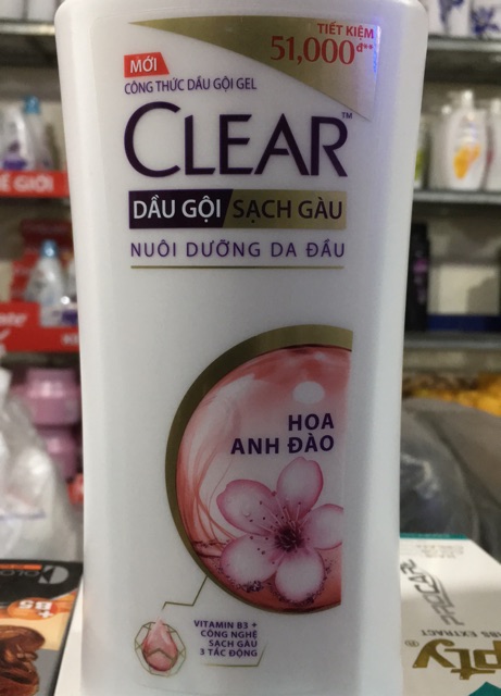 Dầu Gội Clear Hoa Anh Đào 630g (618ml)