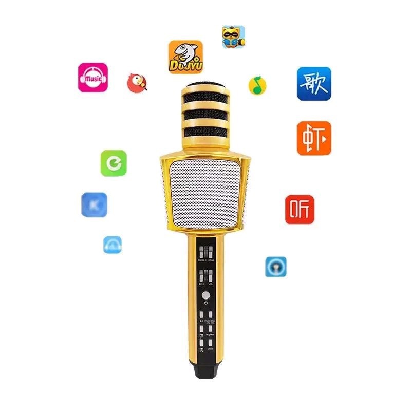 Micro karaoke bluetooth SD-17 không dây kèm loa, kết nối bluetooth âm thanh sống động, nhỏ gọn dễ xử dụng