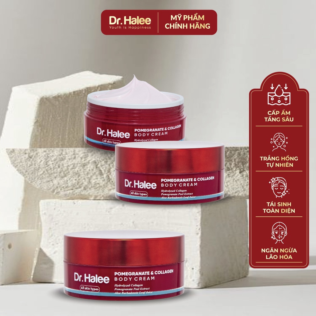 Compo 3 Kem dưỡng da Body lựu đỏ Drhalee