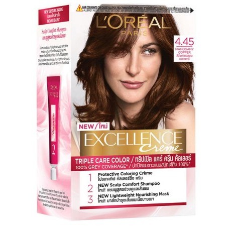 Nhuộm Tóc Loreal số 4.45 Nâu Đồng Ánh Đỏ