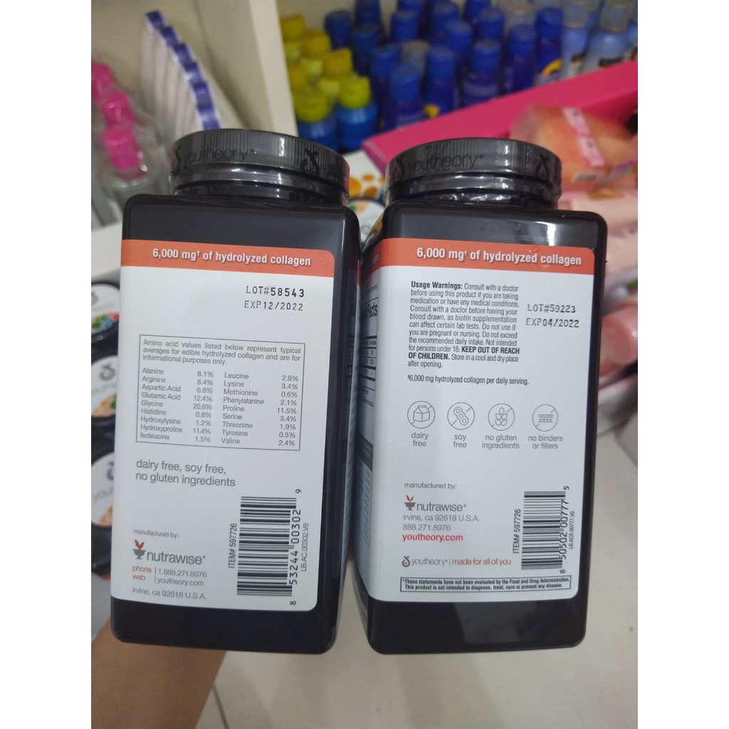 [HSD 2023] Viên uống bổ xung colagen mỹ youtheory hàng chính hãng mỹ(mẫu mới có biotin đồng giá) | BigBuy360 - bigbuy360.vn