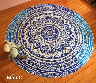 Khăn tròn Tapestry trang trí nhiều mẫu