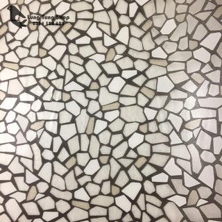 Decal dán kính họa tiết đá - giấy dán kính