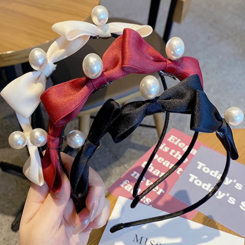 Cài Tóc Đính Ngọc Trai Nhân Tạo Phong Cách Hàn Quốc Thời Trang Dễ Thương