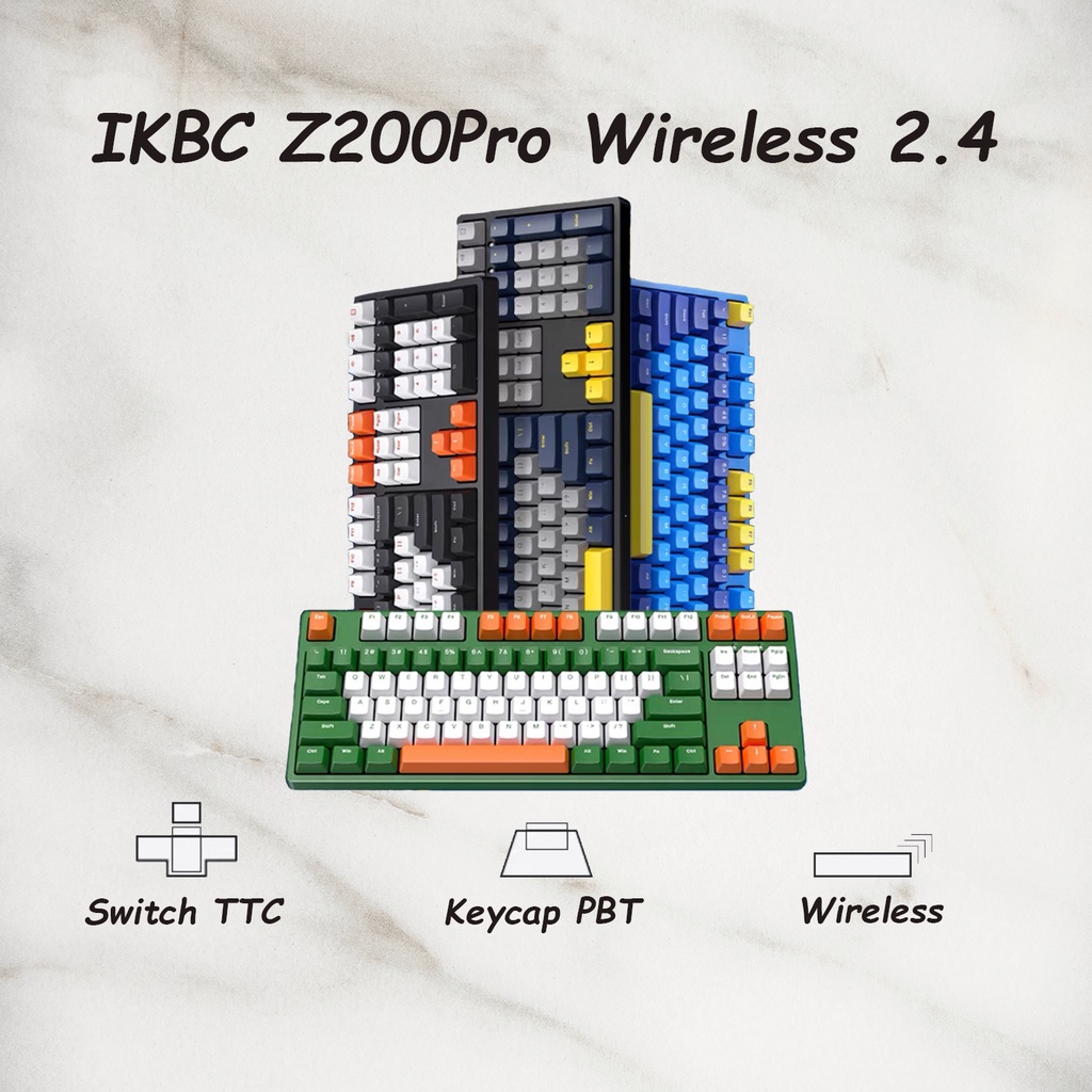 BÀN PHÍM CƠ KHÔNG DÂY IKBC - Z200Pro