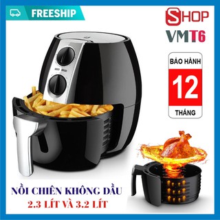 [Hàng cao cấp] Nồi chiên không dầu Techwood 2L / 3.2L - Hàng nhập khẩu công nghệ Pháp - Bảo hành 1 năm !