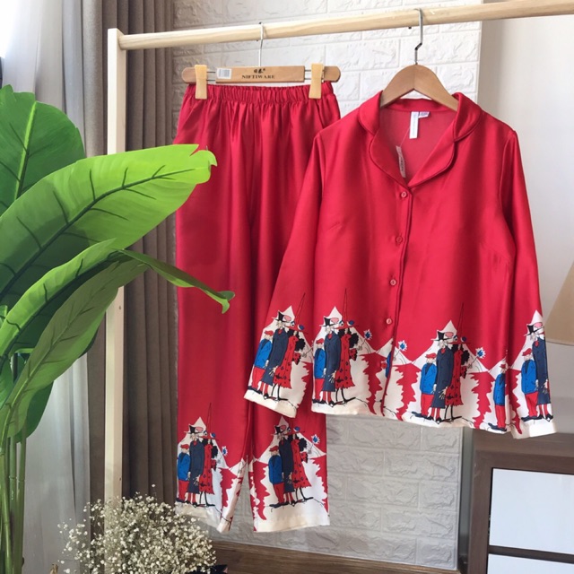 Bộ lụa satin cao cấp không nhăn nhàu