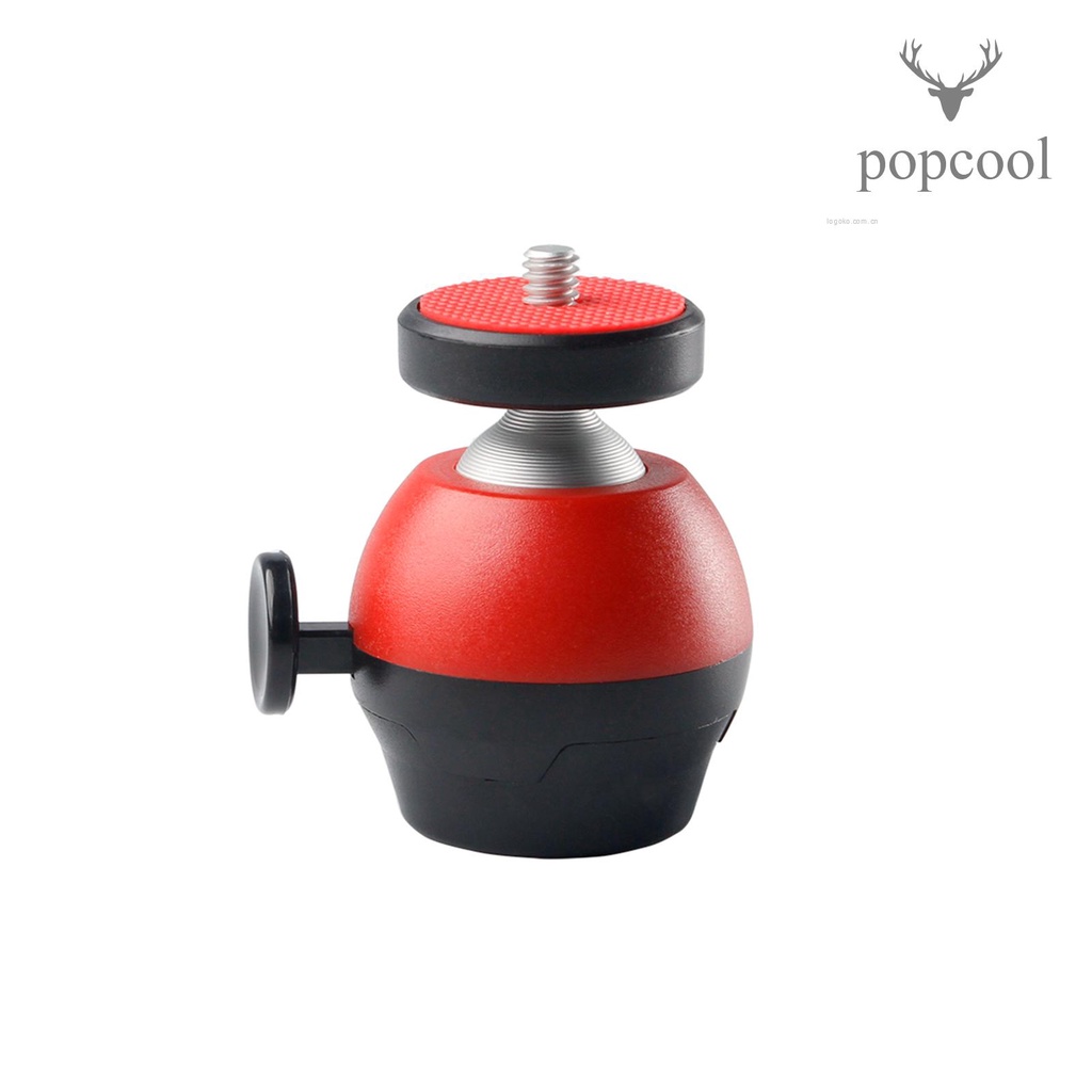 Đầu Bi Mini Xoay 360 Độ Gắn Giá Đỡ Ba Chân Cho Máy Ảnh° Giá Đỡ Ba Chân 1 / 4 inch Cho Máy Ảnh DSLR SLR