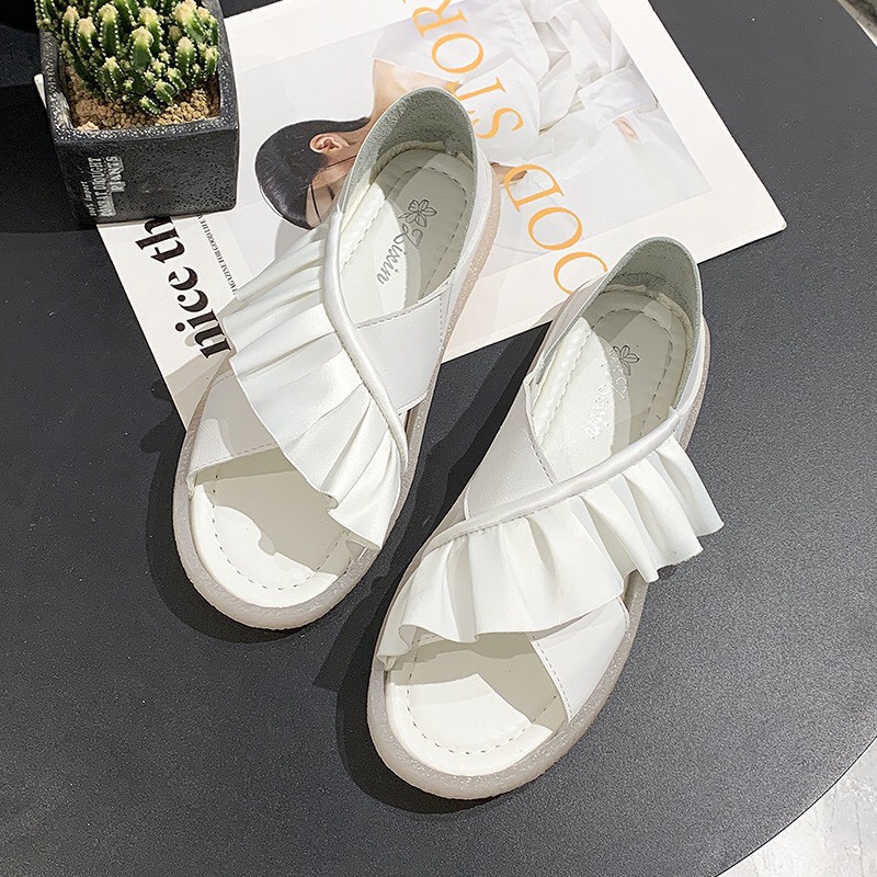 Dép bèo nữ mẫu mới siêu xinh đi được hai kiểu mã B01