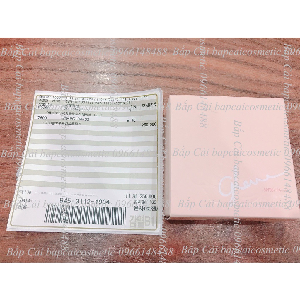 MBC Phấn phủ nén 6 trong 1 Missha Glow Tone Up Rose Pact SPF50+ PA++++