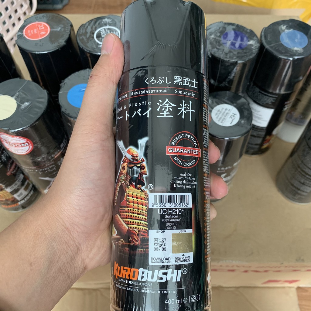 Sơn Samurai sơn xịt xe máy MÀU HOLOGRAM HG77